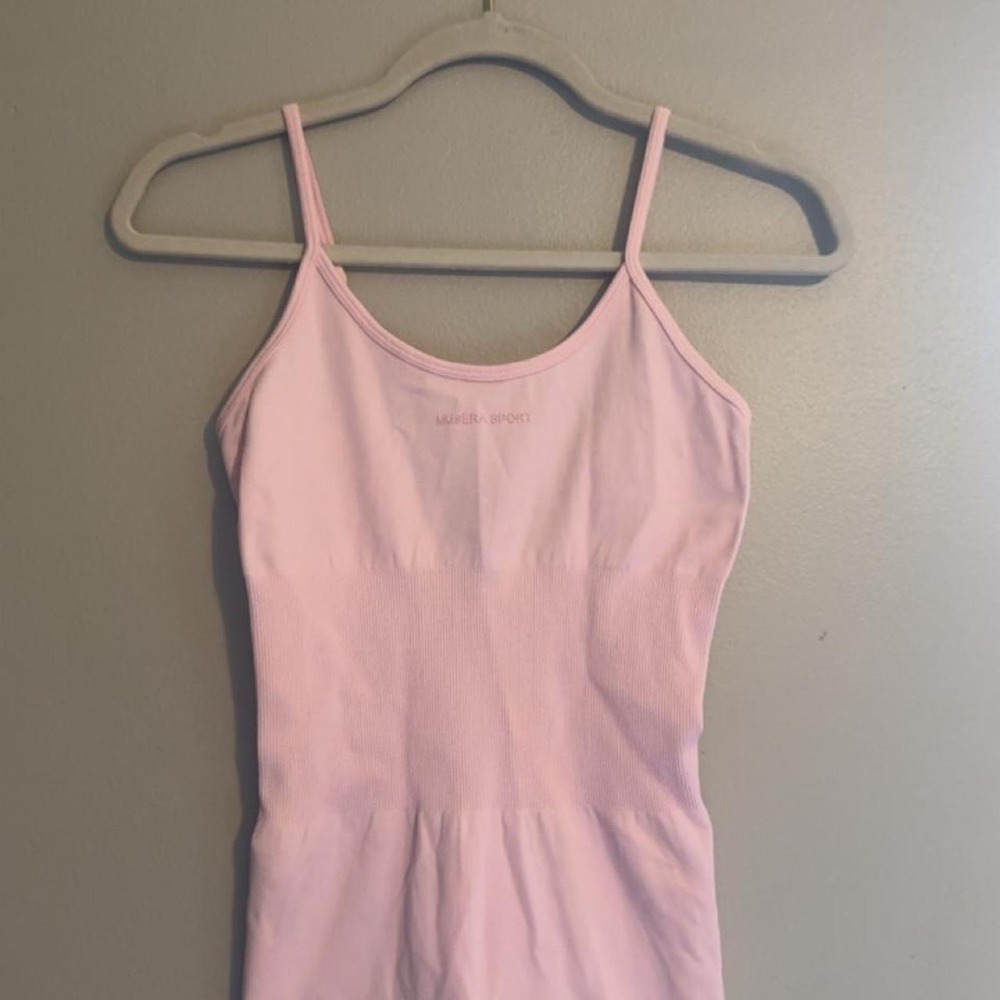 Musera Sport pink polyamide & elastane bodysuit in XS